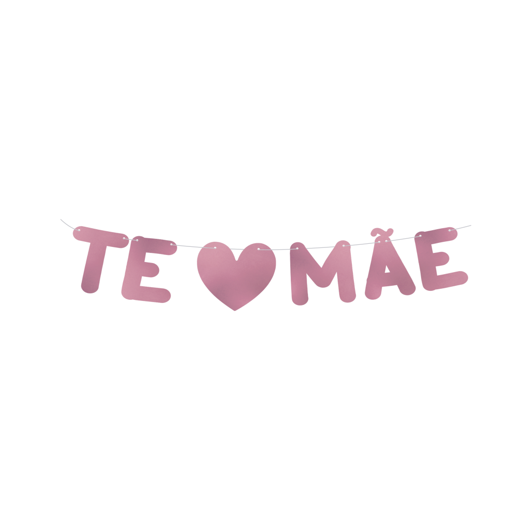 Varalzinho Metalizado Rose Gold - Te Amo Mãe - 1 un.