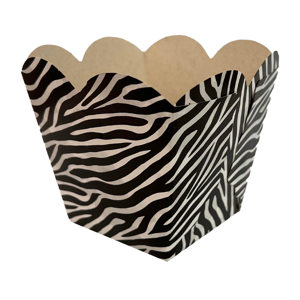 Cachepô 1 G2 Animal Print - Zebra - 8 un.