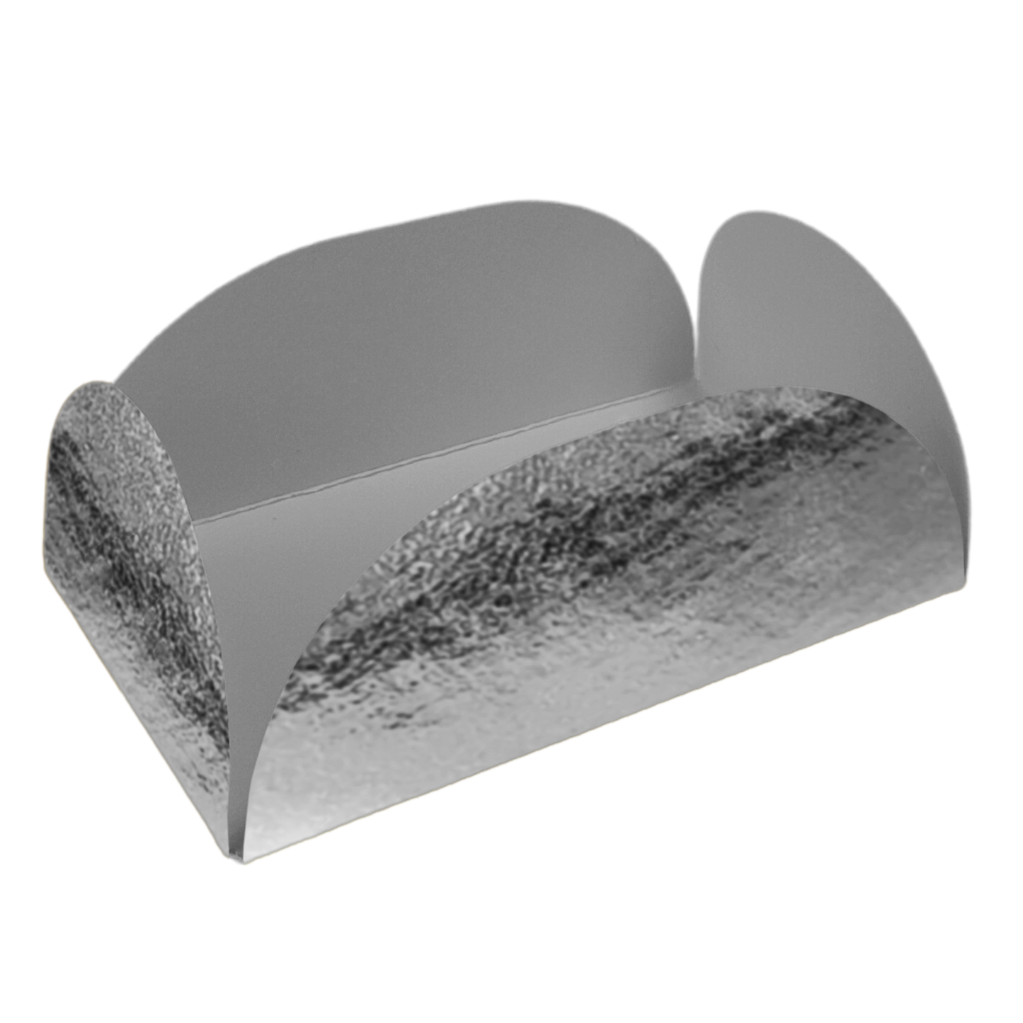 Forminha para Camafeu 5 x 3 x 2 cm - 50 un. - Metalizada