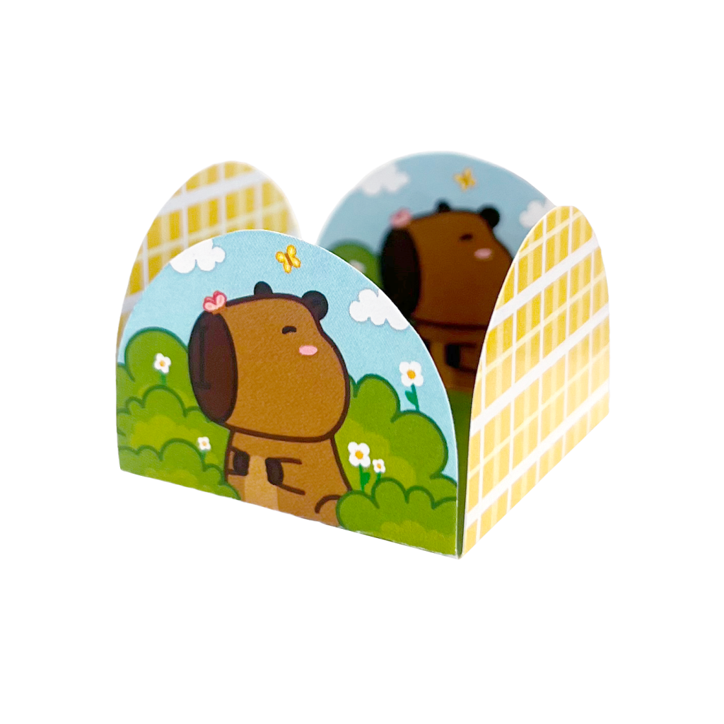 Forminha 4 Pétalas Premium - Capivara - 50 un.