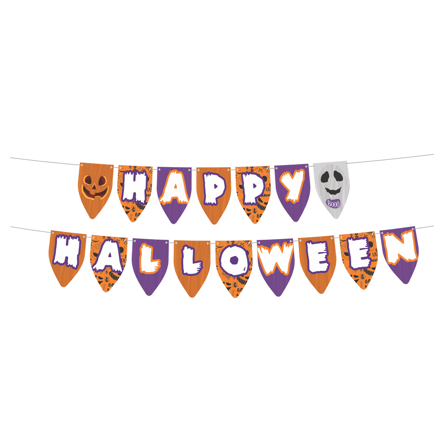 Comemoratio Bandeirinha Happy Halloween
