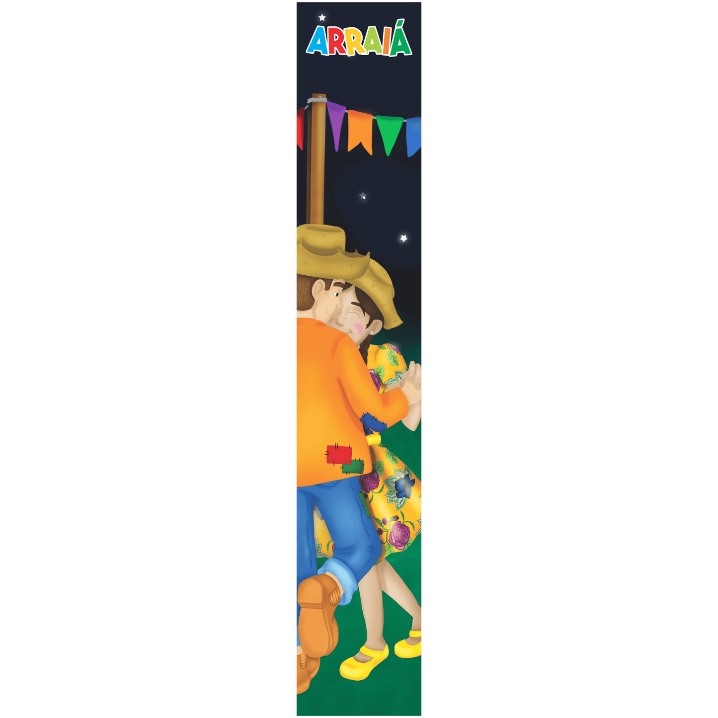 Comemoratio Banner Festa Junina Casal "Arraiá"