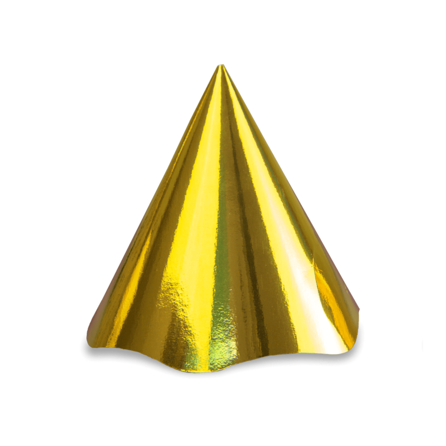 Comemoratio Brilhante Ouro Chapeuzinho para Festas Metalizado - 6 un.
