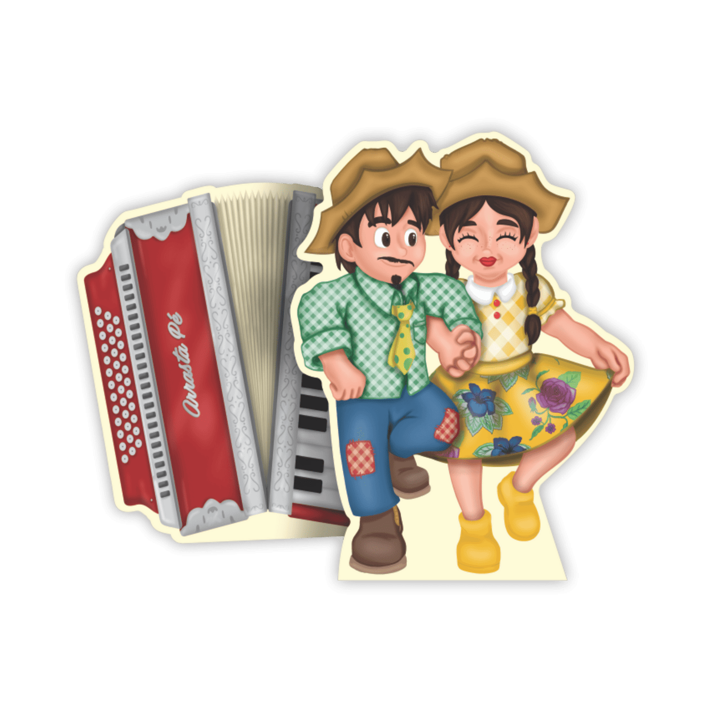 Comemoratio Decoração de Mesa Casal e Sanfona