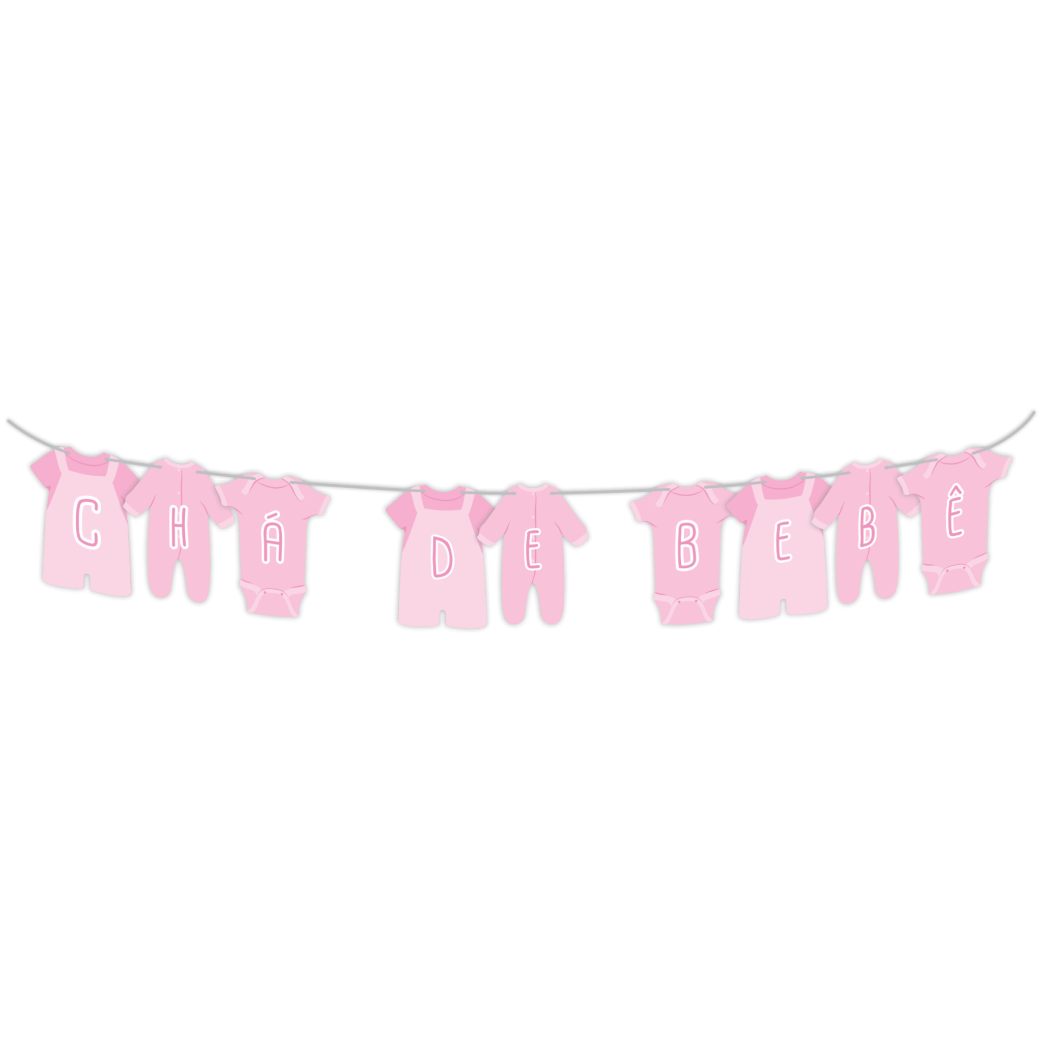 Comemoratio Varalzinho Chá de Bebê Rosa