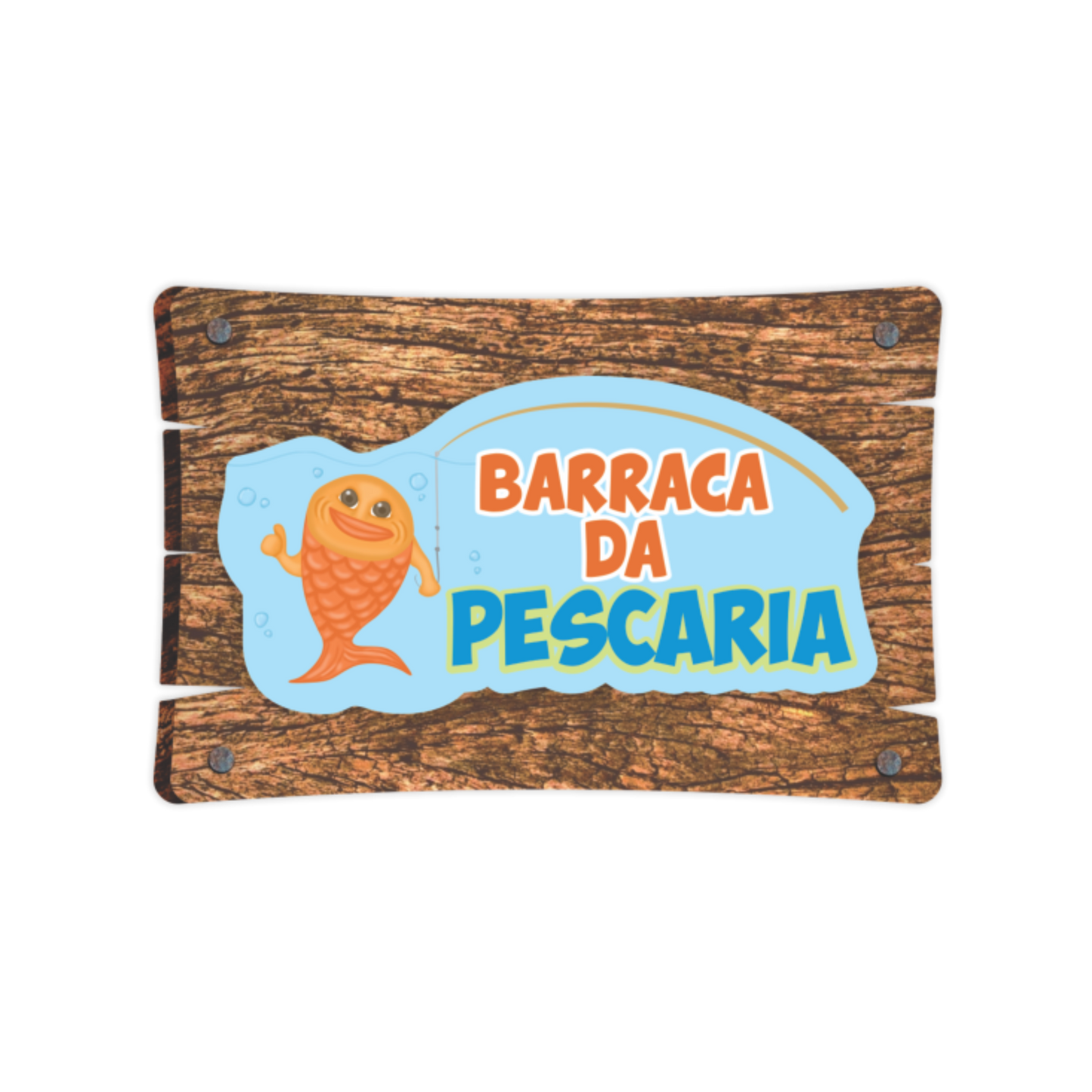 Decoração de Parede de Festa Junina Barraca da Pescaria