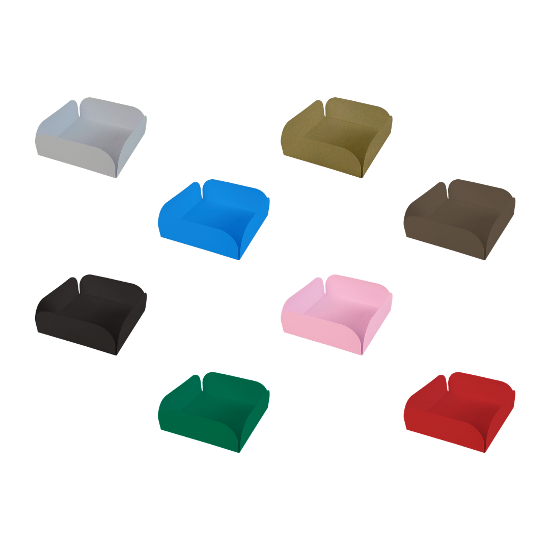 Forminha para Brownie/Palha Italiana 5 x 5 x 2,5 cm - 25 un.