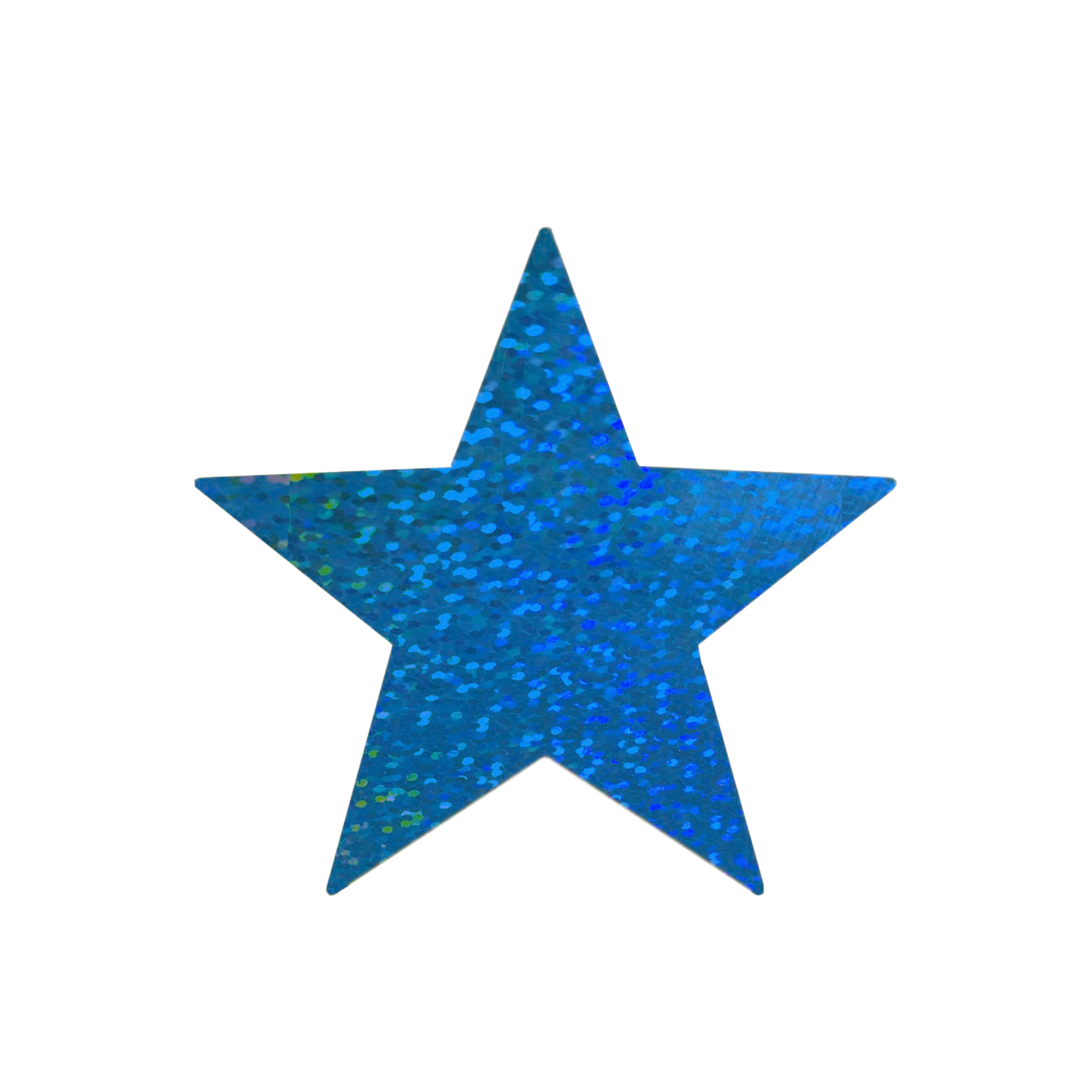 Decoração de Parede Metalizada Estrela Azul