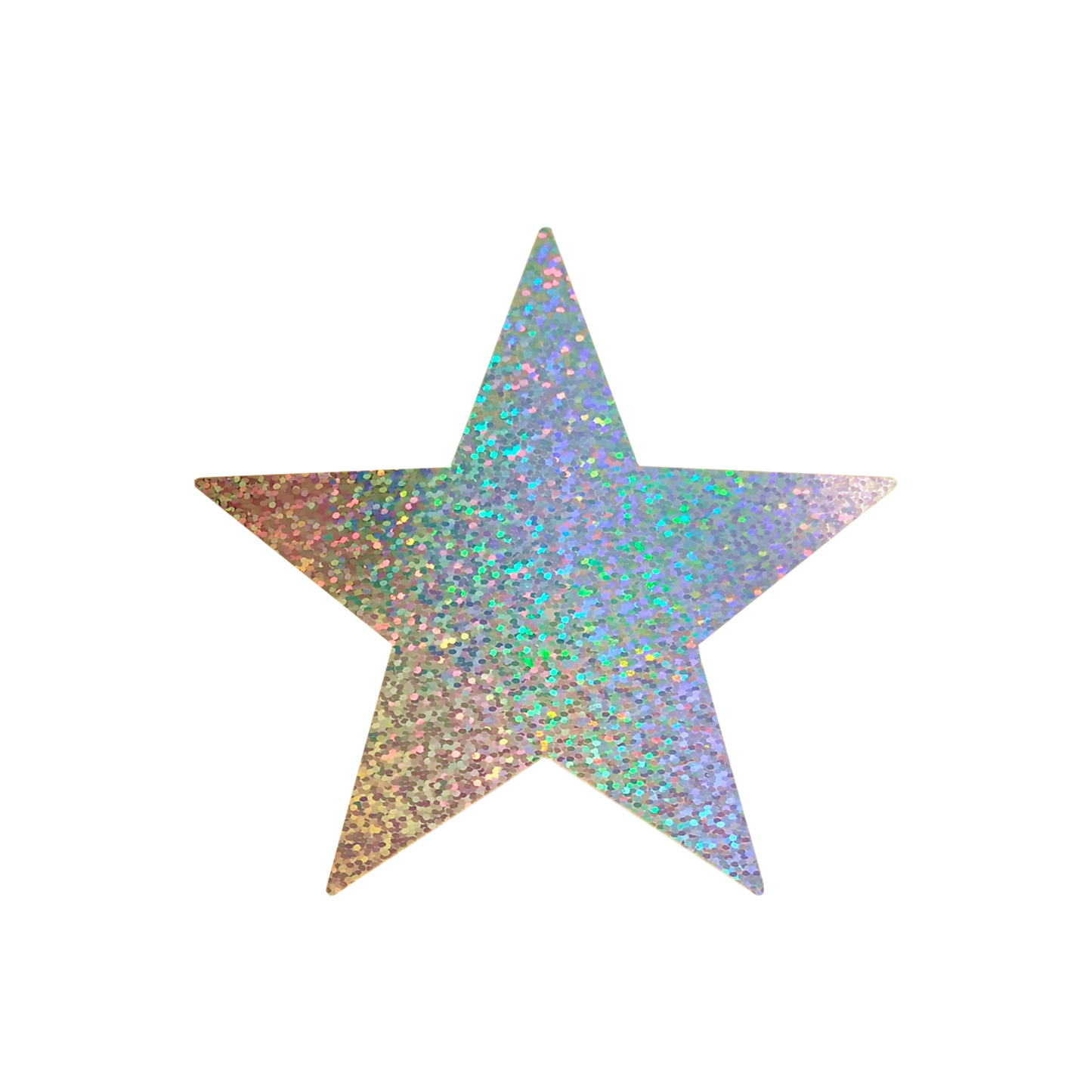 Decoração de Parede Metalizada Estrela Prata