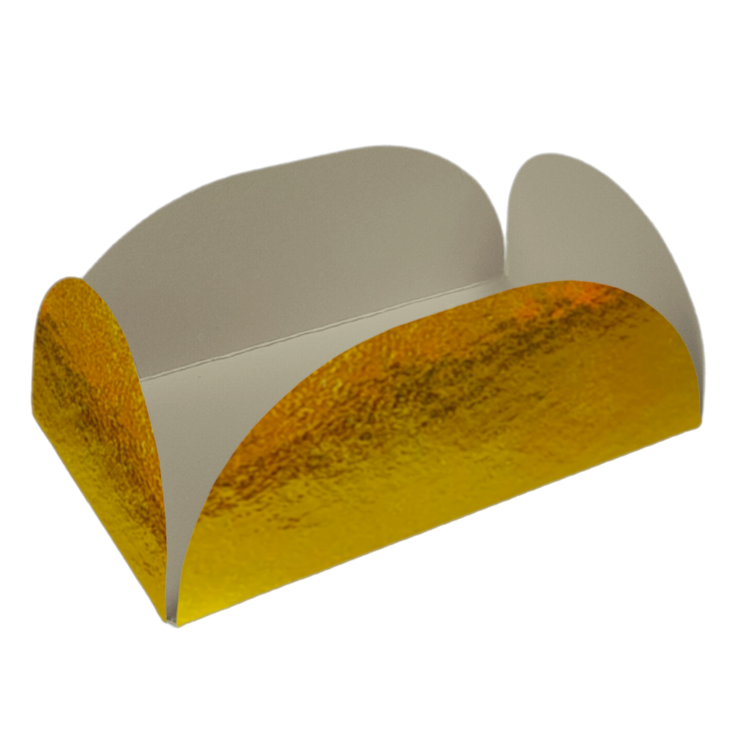 Forminha para Camafeu 5 x 3 x 2 cm - 50 un. - Metalizada