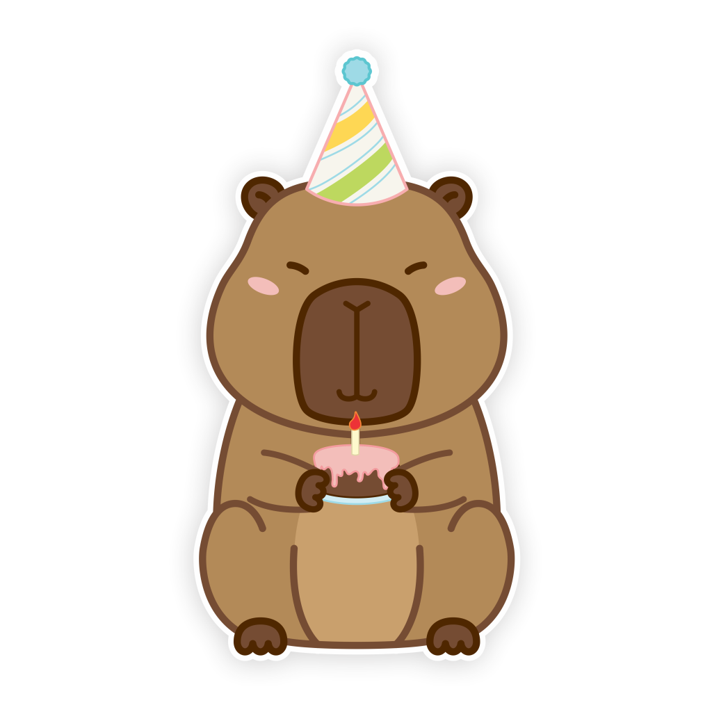 Decoração de Parede - Capivara Bolinho - 1 un.