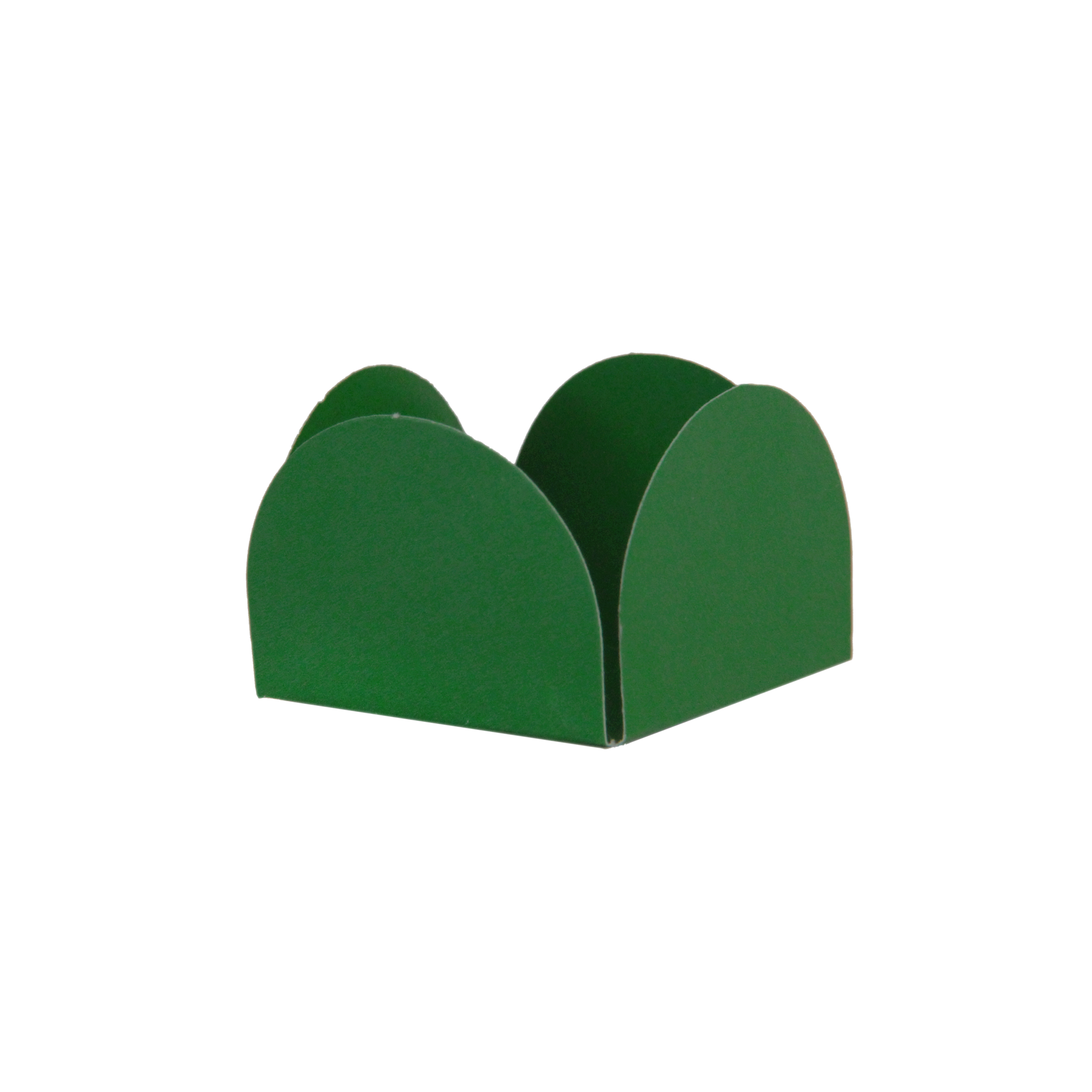 Forminha 4 Pétalas Premium - Verde Musgo - 50 un.