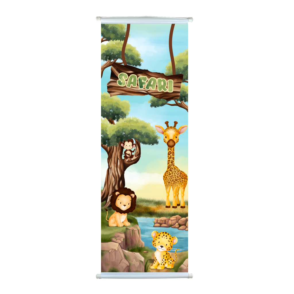 Banner Pequeno Safari - 100 x 35 cm - 1 un.