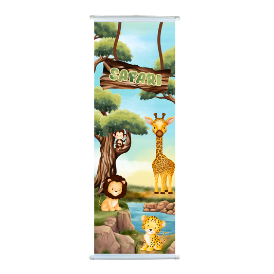 Banner Pequeno Safari - 100 x 35 cm - 1 un.