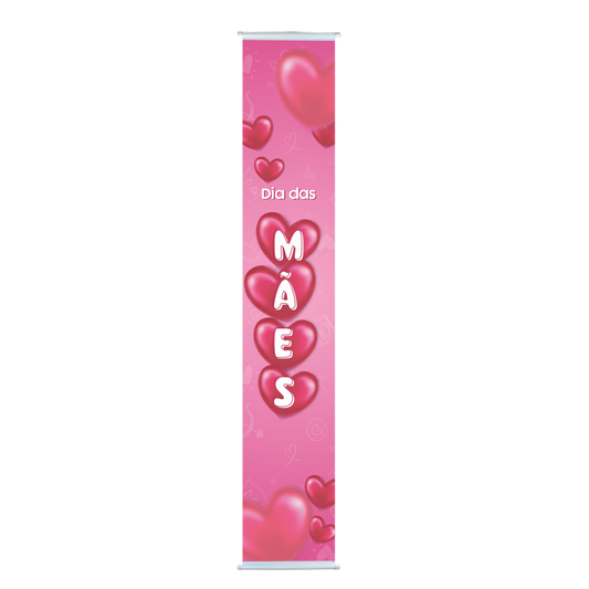 Banner de Dia das Mães G - 2 m x 35cm - 1 un.