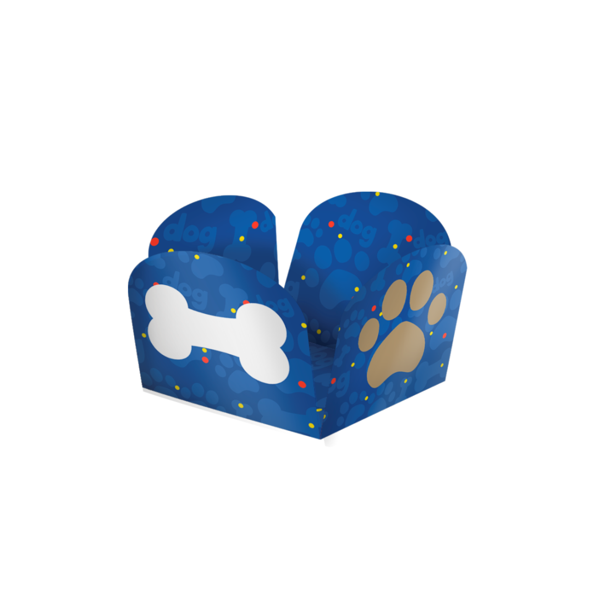 Forminha 4 Pétalas Premium - 50 un. - Pet