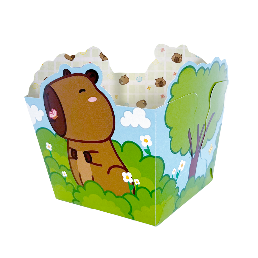 Cachepô de Papel Capivara - 6 un.