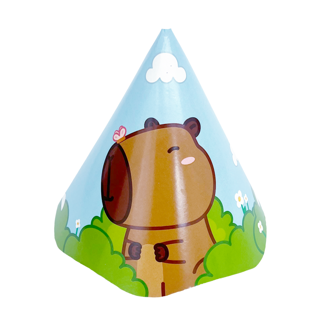 Chapeuzinho para Festas - Capivara - 8 un.