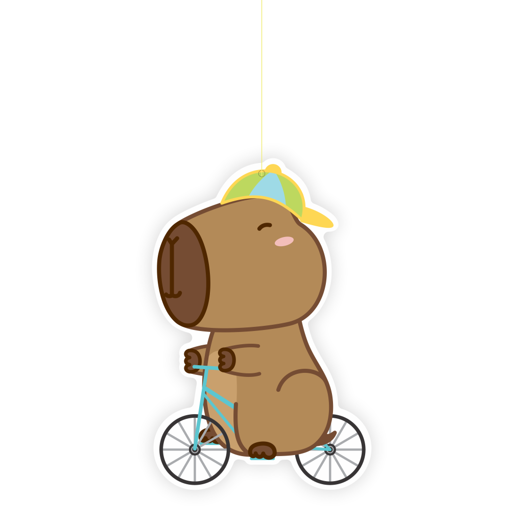 Decoração de Pendurar - Capivara Bicicleta - 1 un.
