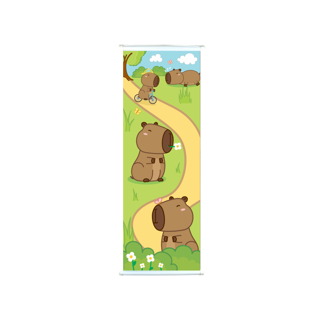 Banner Pequeno - Capivara - 1 m x 35 cm - 1 un.