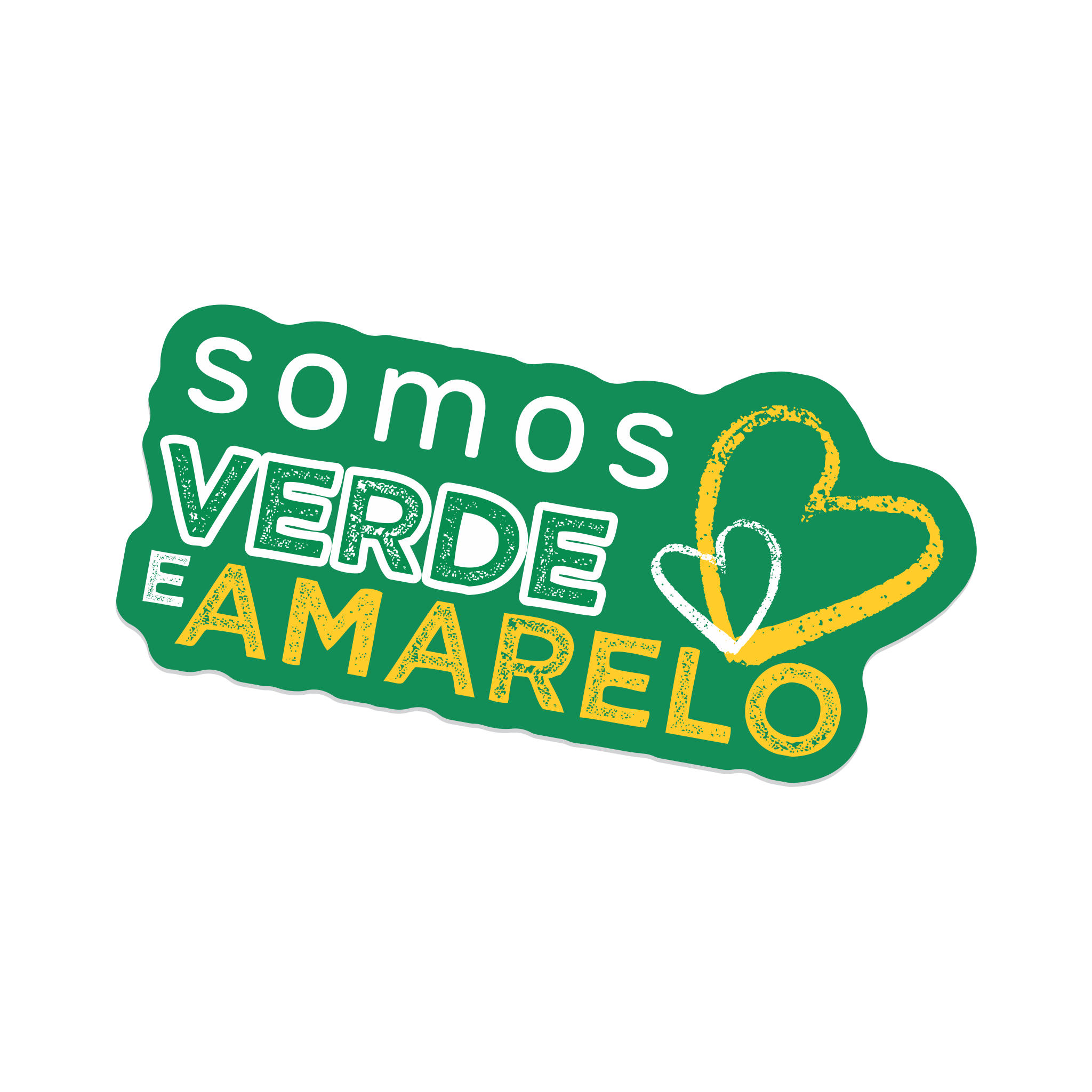 Adesivo Somos Verde e Amarelo