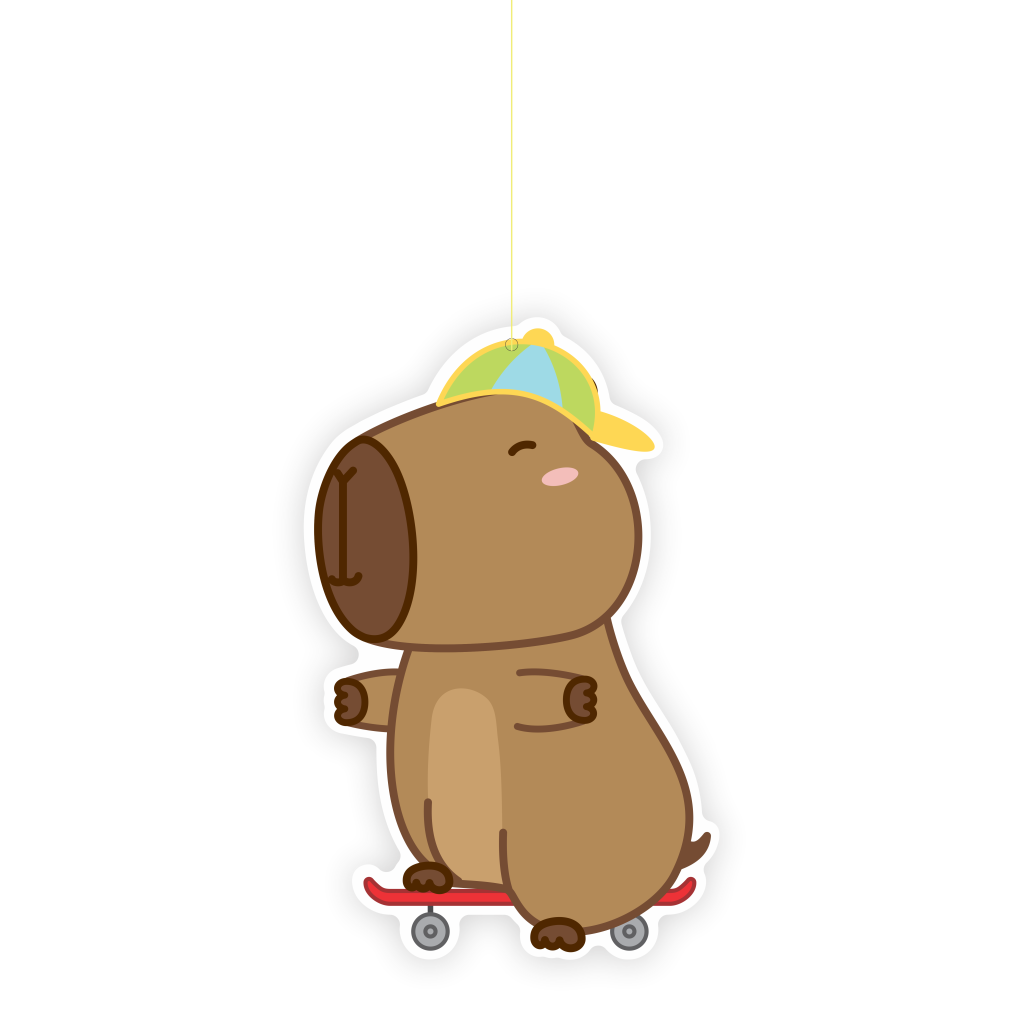 Decoração de Pendurar - Capivara Skate - 1 un.