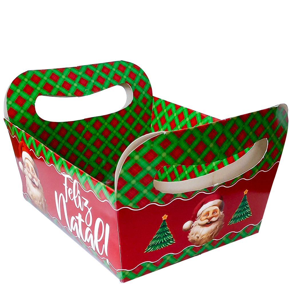 Cesta de Papel Melius - Natal - 1 un.