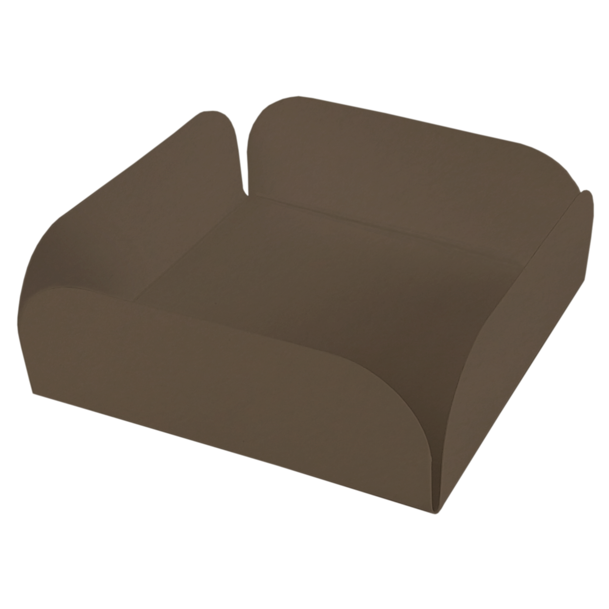 Forminha para Brownie/Palha Italiana 7 x 7 x 2,5 cm - 25 un.