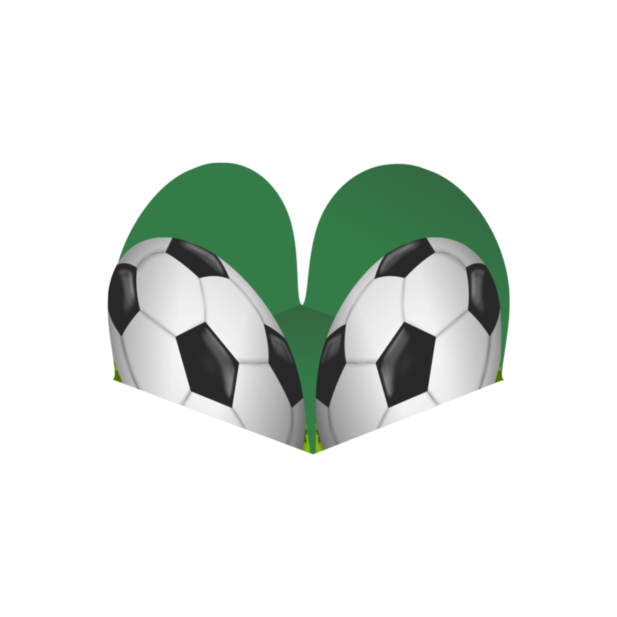 Forminha 4 Pétalas Premium Futebol Bola - 50 un.