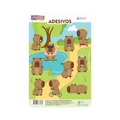 Cartela Adesiva - Capivara no Lago - 1 un.