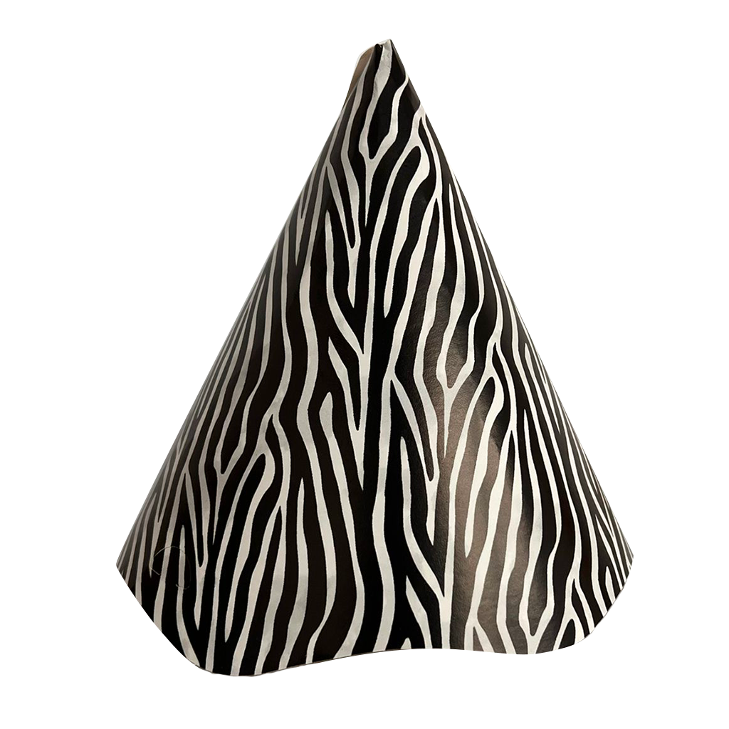 Chapeuzinho Animal Print - Zebra - 8 un.