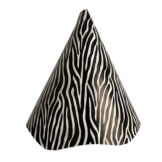 Chapeuzinho Animal Print - Zebra - 8 un.