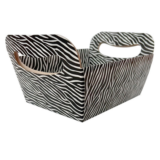 Cesta de Papel Melius Animal Print Zebra - 1 un.