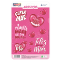 Cartela Adesiva Dia das Mães - 1 un.