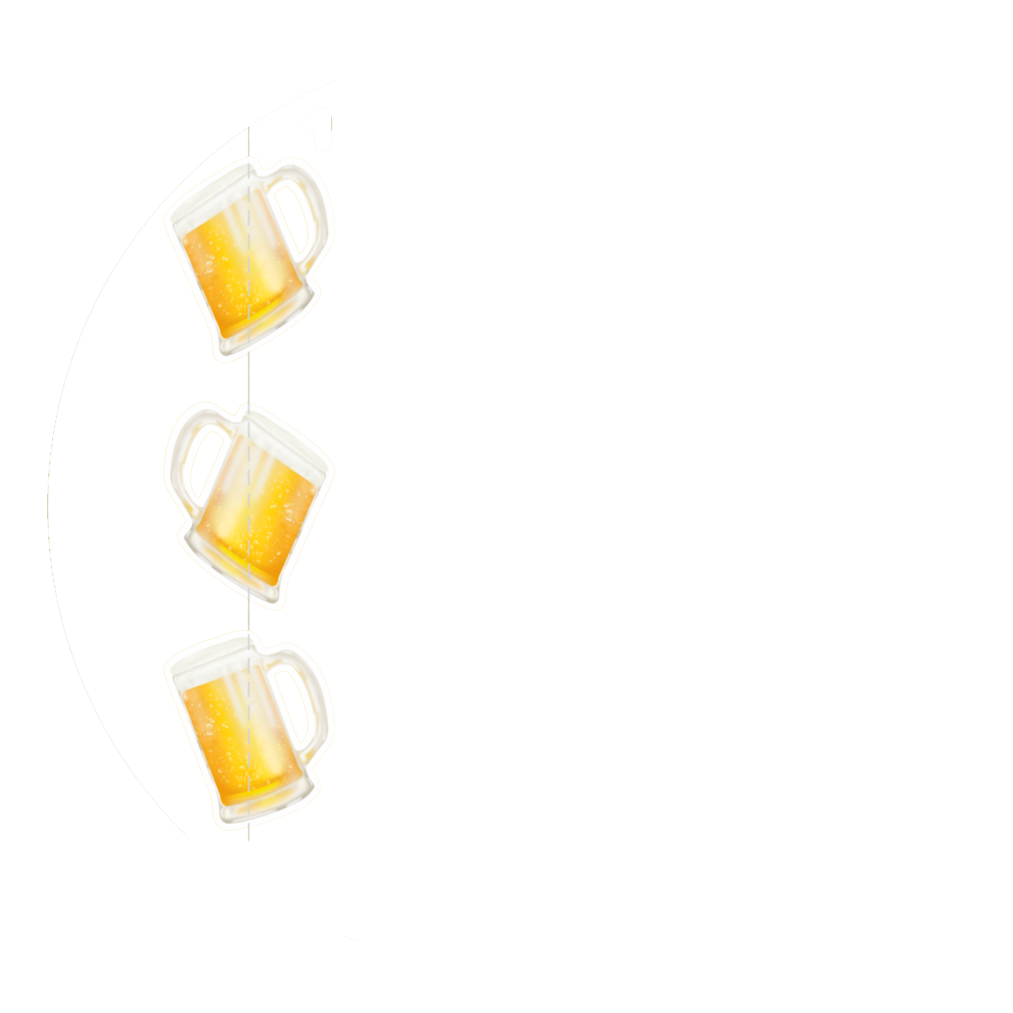 Cortina Caneca de Chopp