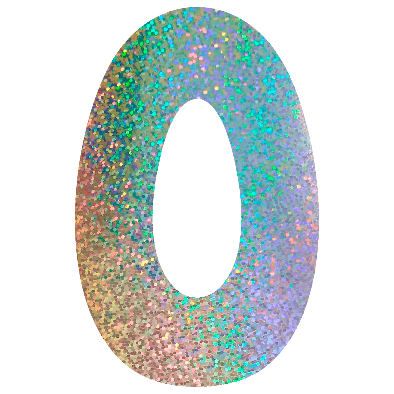 Comemoratio 0 Número 46 cm Prata