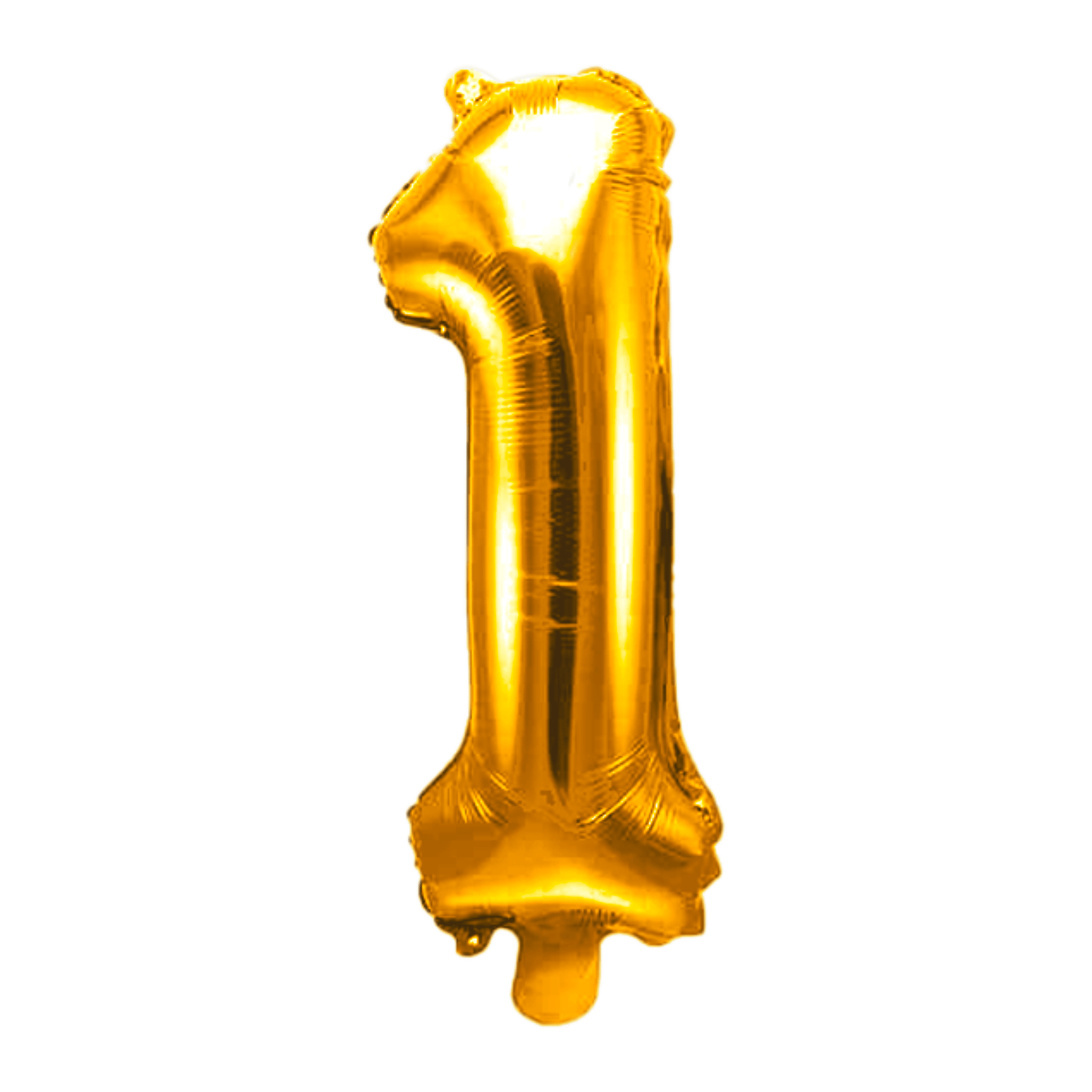 Comemoratio 1 Balão Metalizado Número Dourado 16" - 1 un.