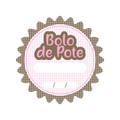Comemoratio Adesivo 5 x 5 cm Bolo de Pote - Sabor