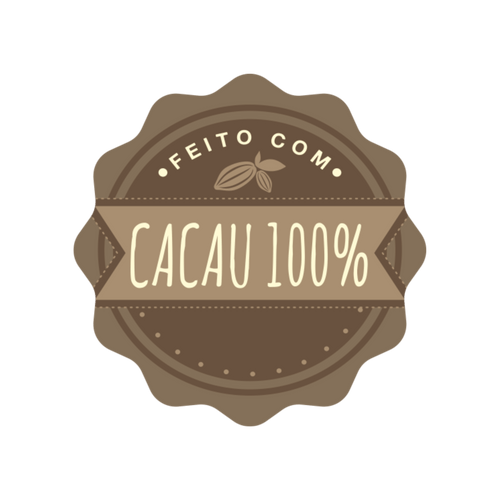 Comemoratio Adesivo 5 x 5 cm Cacau 100%