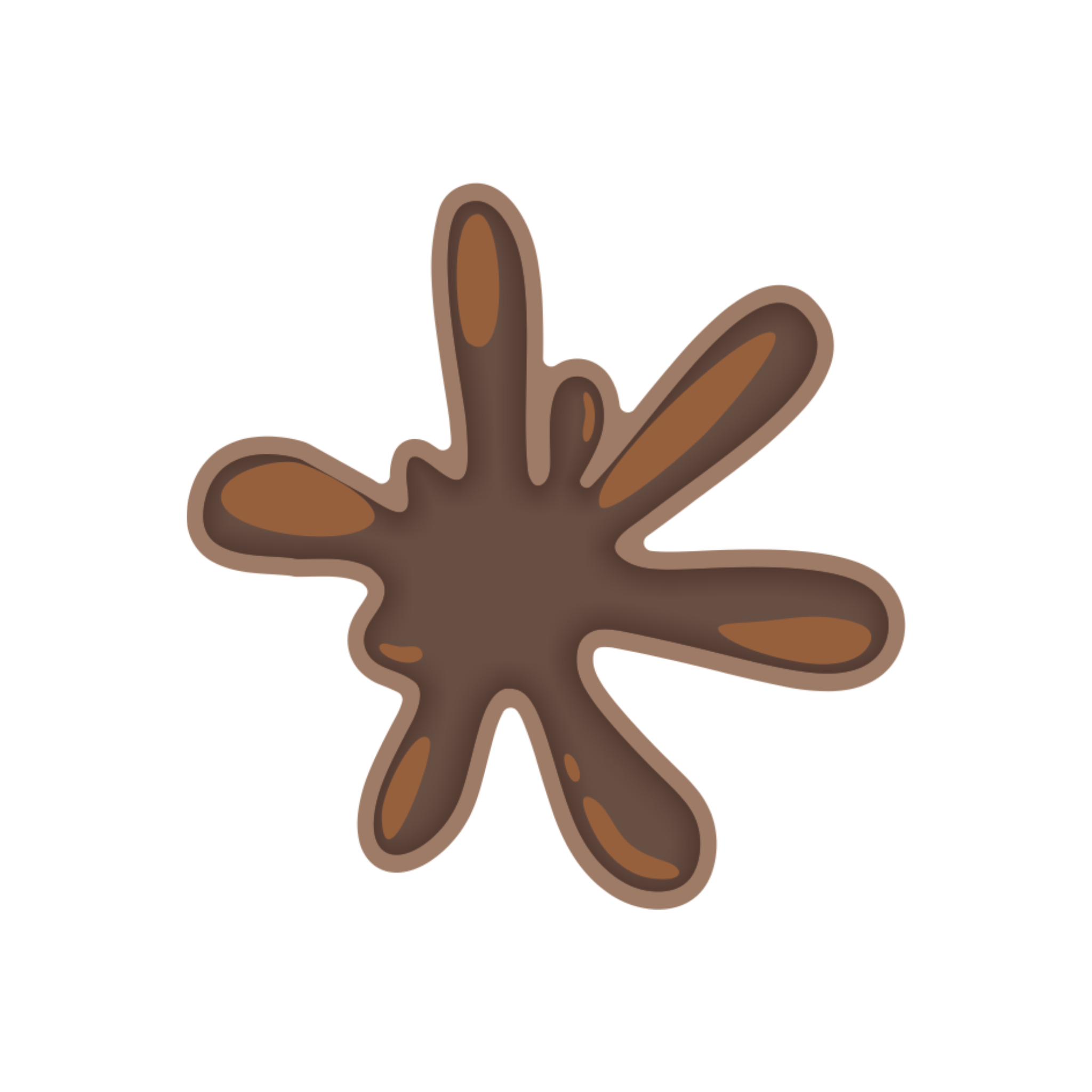 Comemoratio Adesivo Chocolate Escorrendo