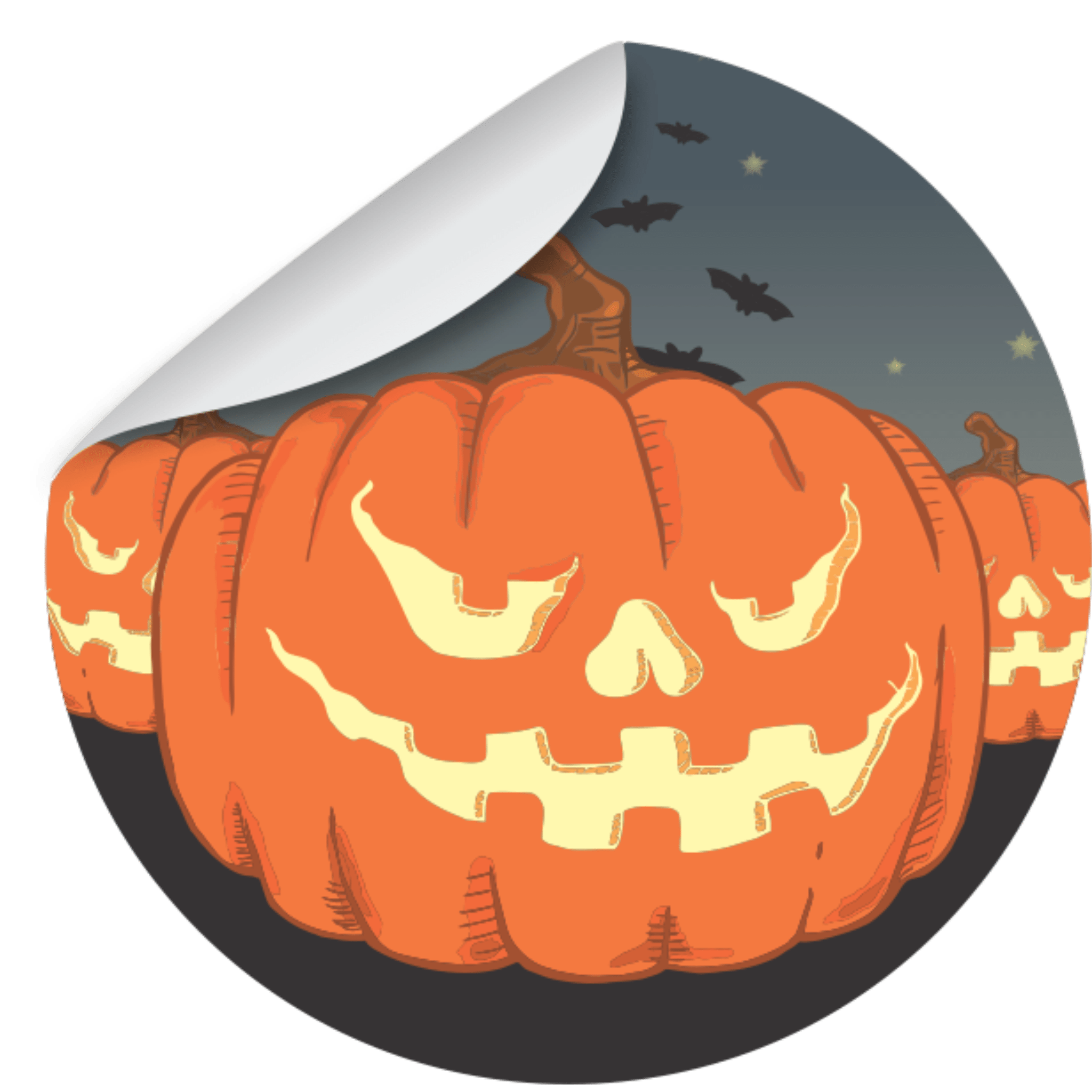Comemoratio Adesivo Halloween Abóbora