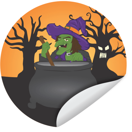 Comemoratio Adesivo Halloween Bruxa