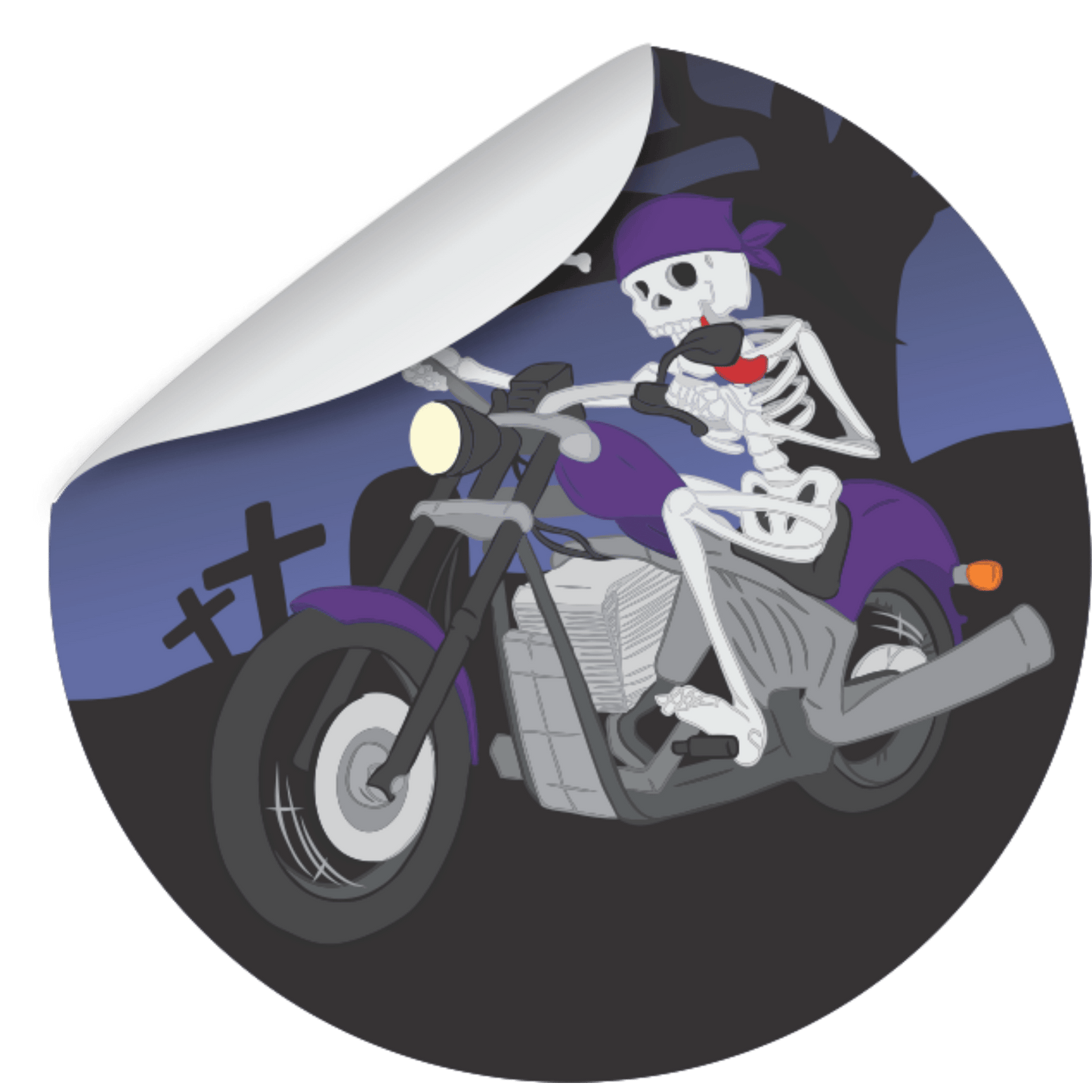 Comemoratio Adesivo Halloween Moto