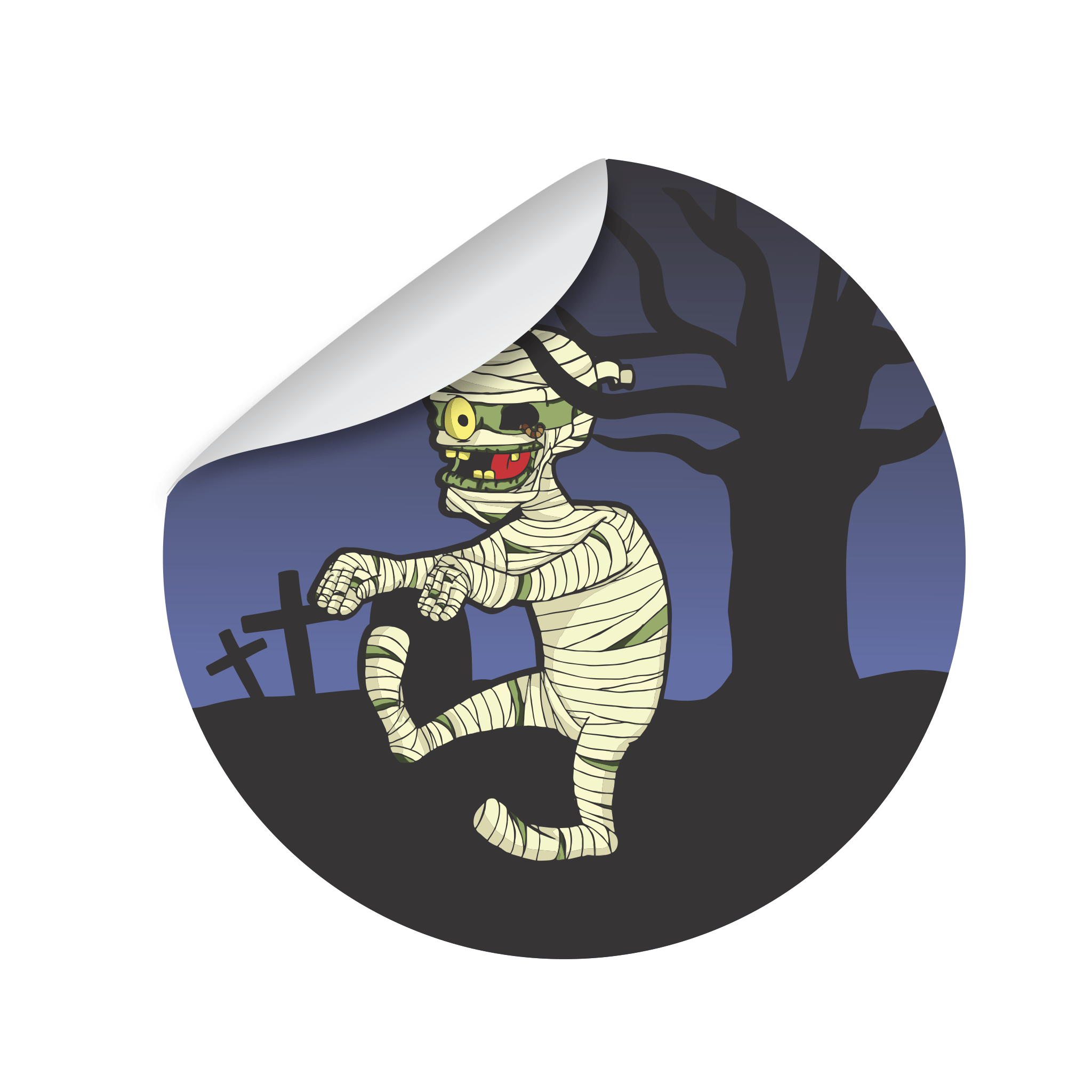 Comemoratio Adesivo Halloween Zumbi