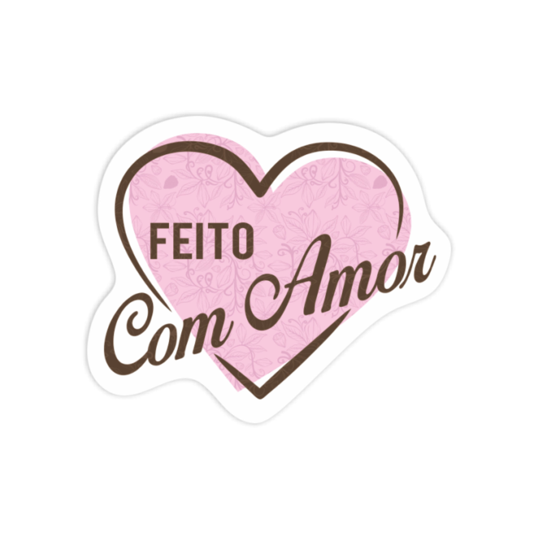Comemoratio Adesivo Lacre Feito com Amor Rosa