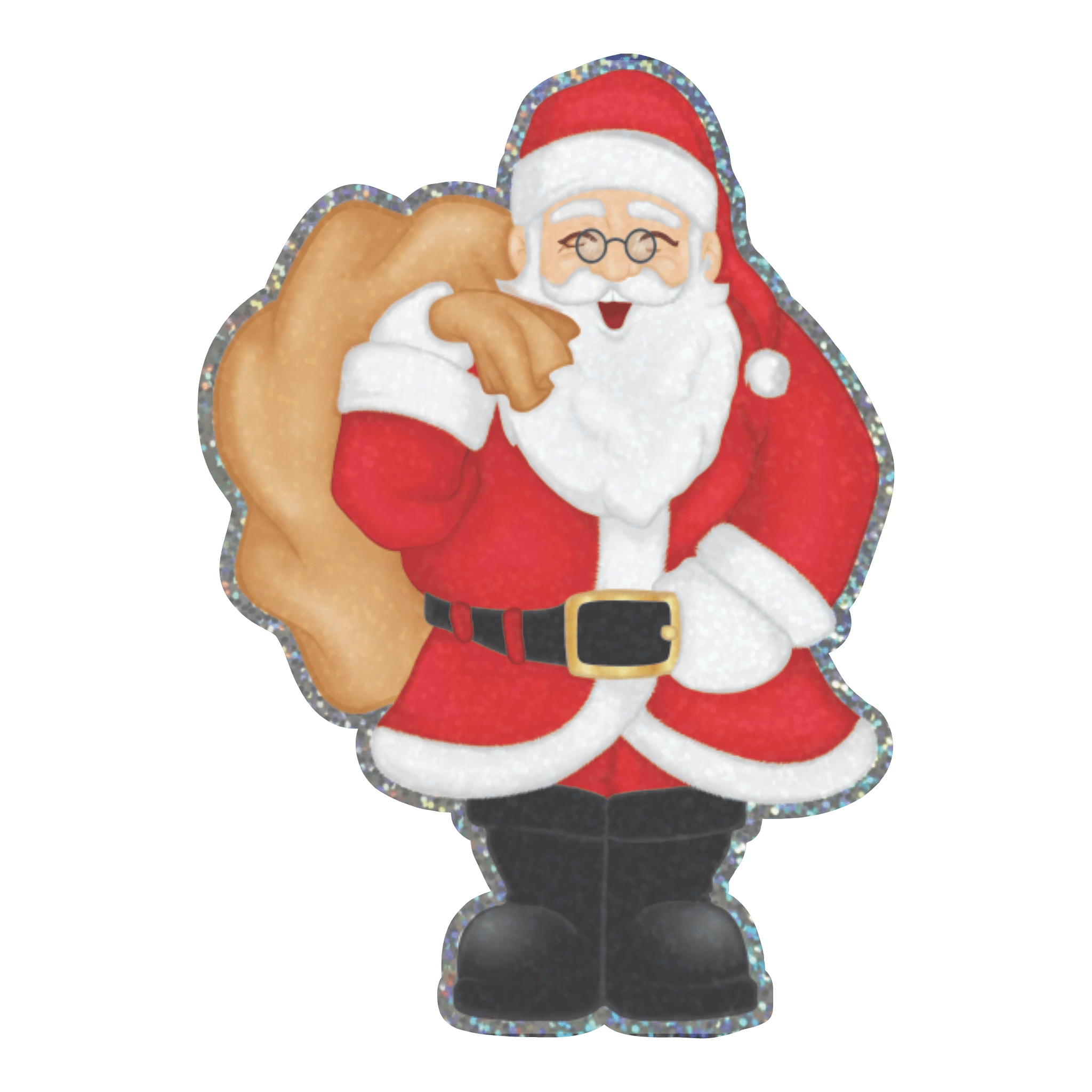Comemoratio Aplique Pequeno Metalizado Natal Papai Noel