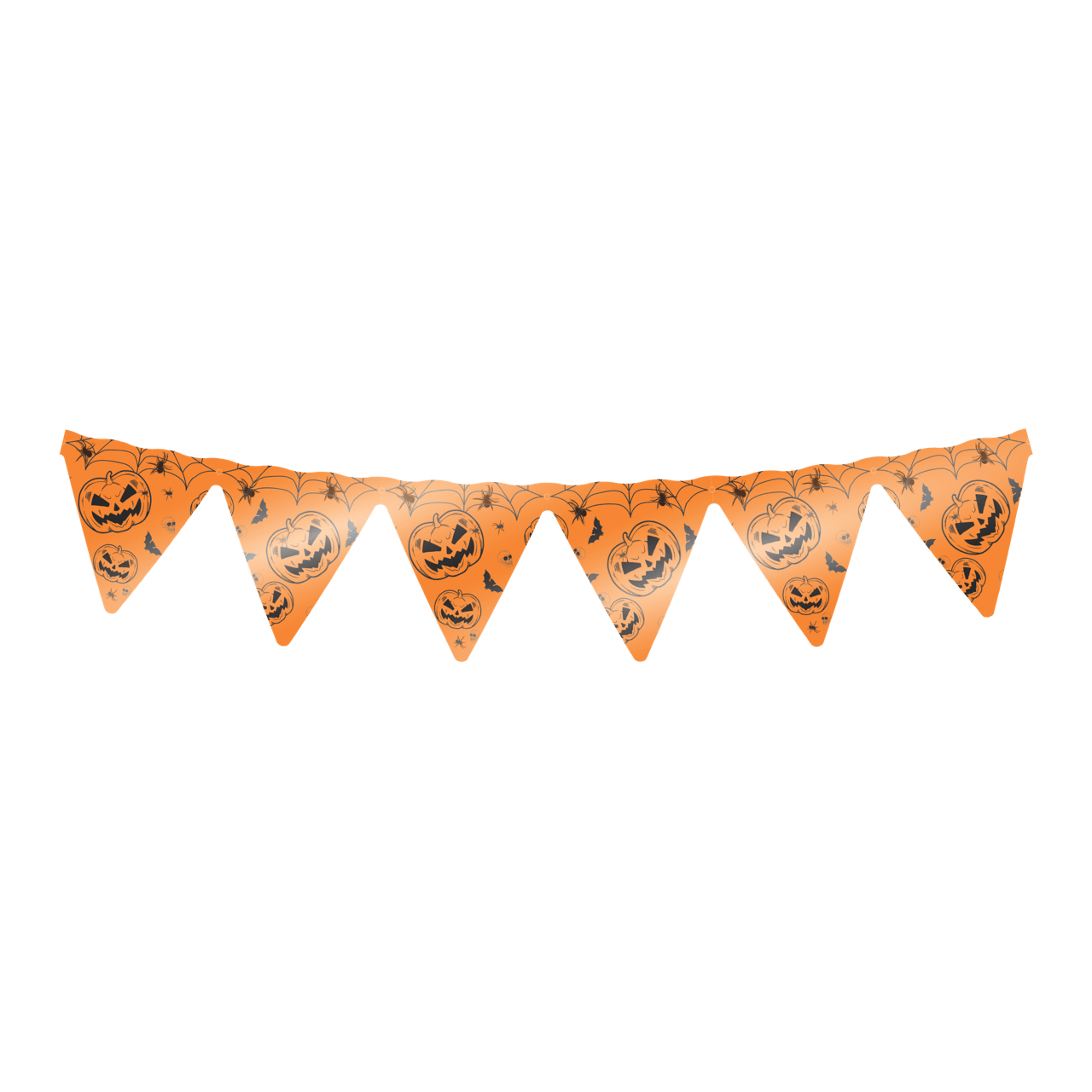 Comemoratio Bandeirinha de Plástico 5 m Halloween Morcego Abóbora
