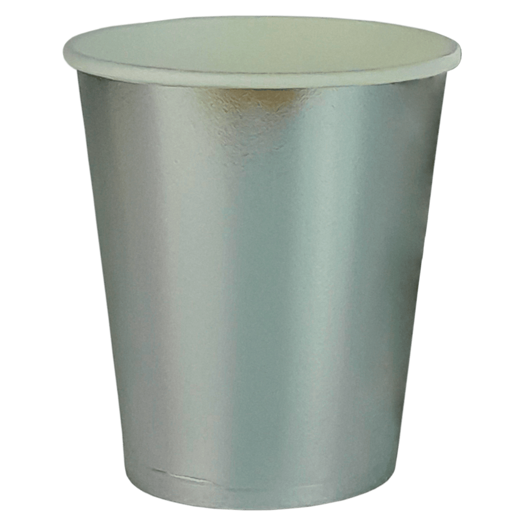 Comemoratio Copo de Papel 225ml Metalizado Prata