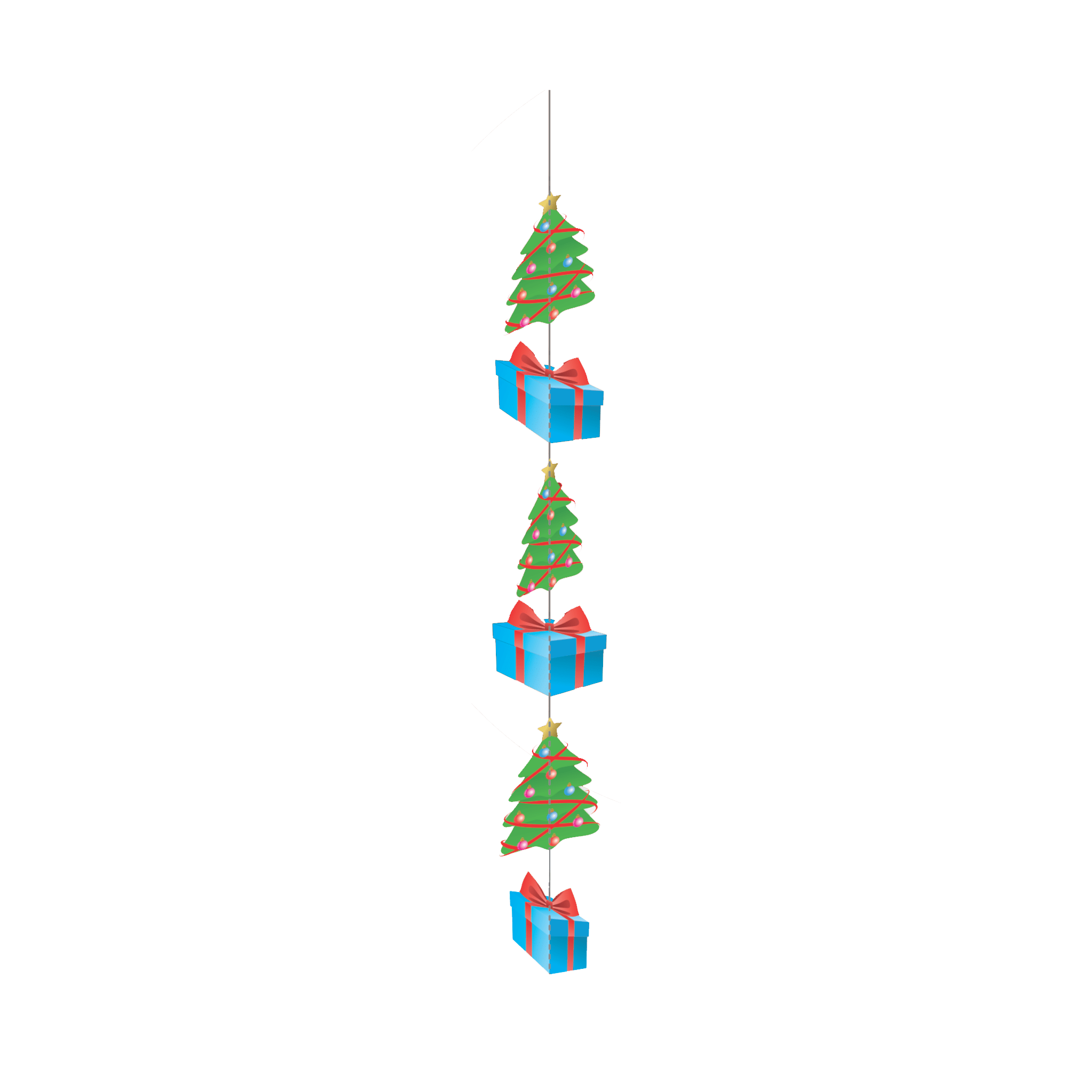 Comemoratio Cortina Árvore de Natal