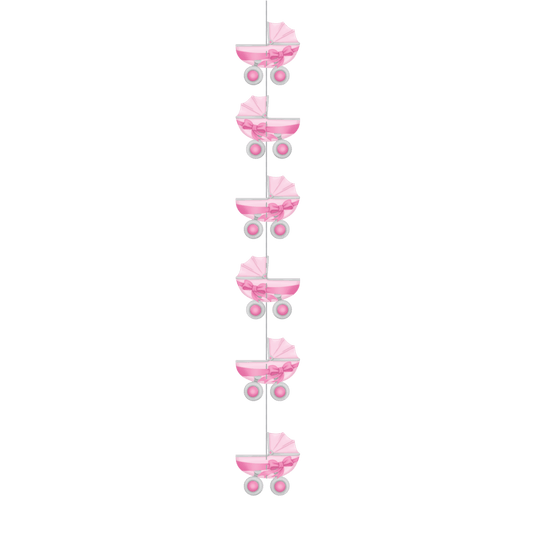 Comemoratio Cortina Carrinho Rosa